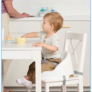 White Booster Seat for Kids